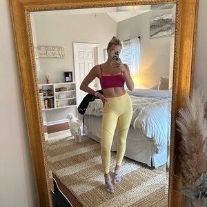 Gymshark Whitney Simmons Yellow Pollen Leggings
